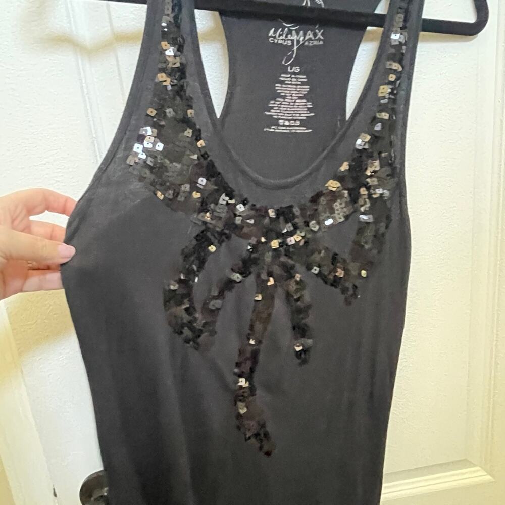 Miley Cyrus Max Azria collab tank top
